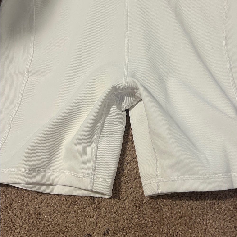 Lululemon White Ribbed Contoured Unitard - Picture 5 of 10